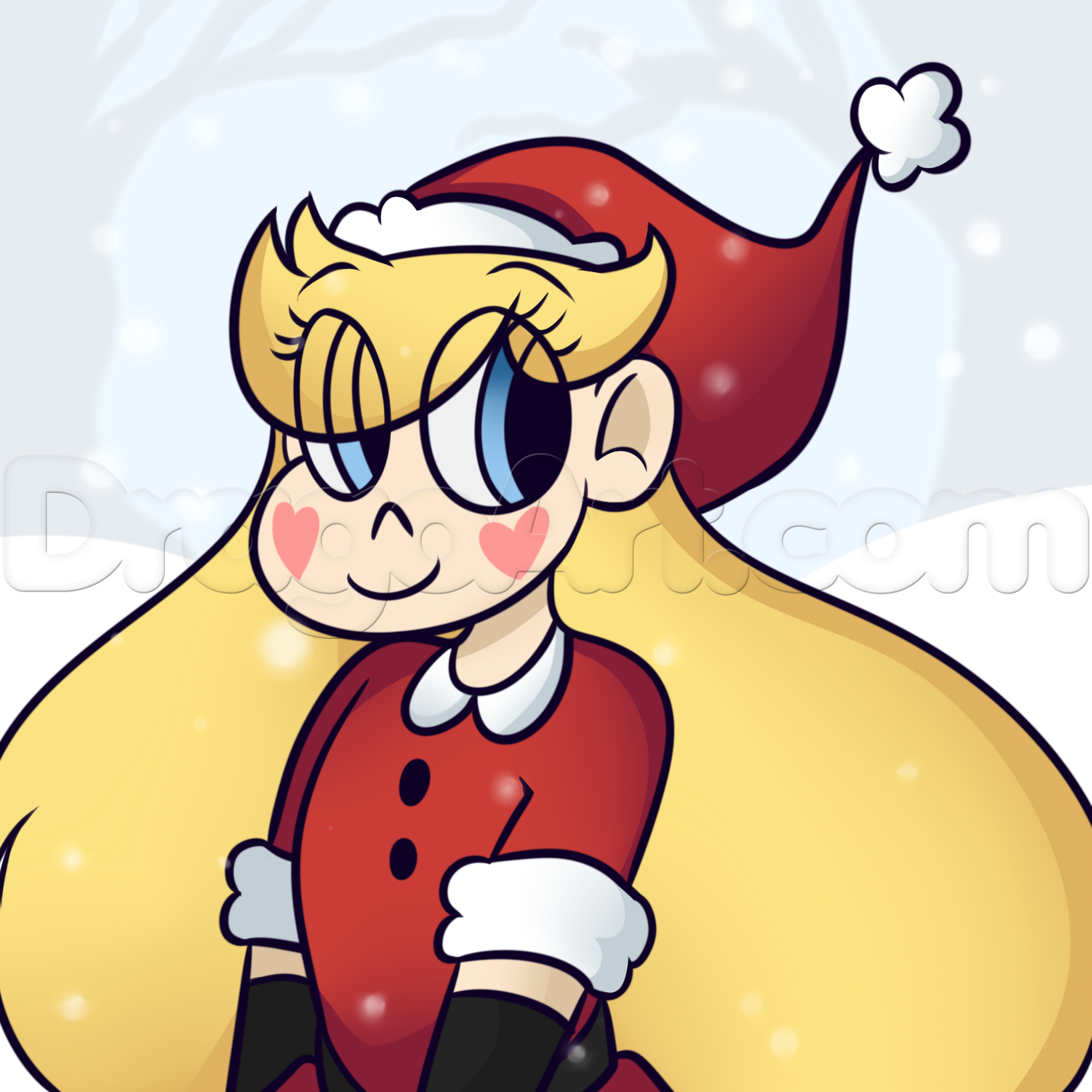 2000x2000 how to draw christmas star butterfly, step - Christmas Star Drawing