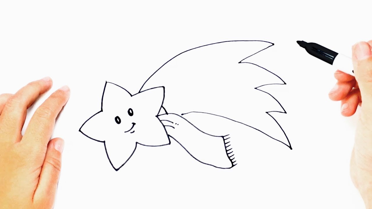 1280x720 how to draw a christmas star step - Christmas Star Drawing