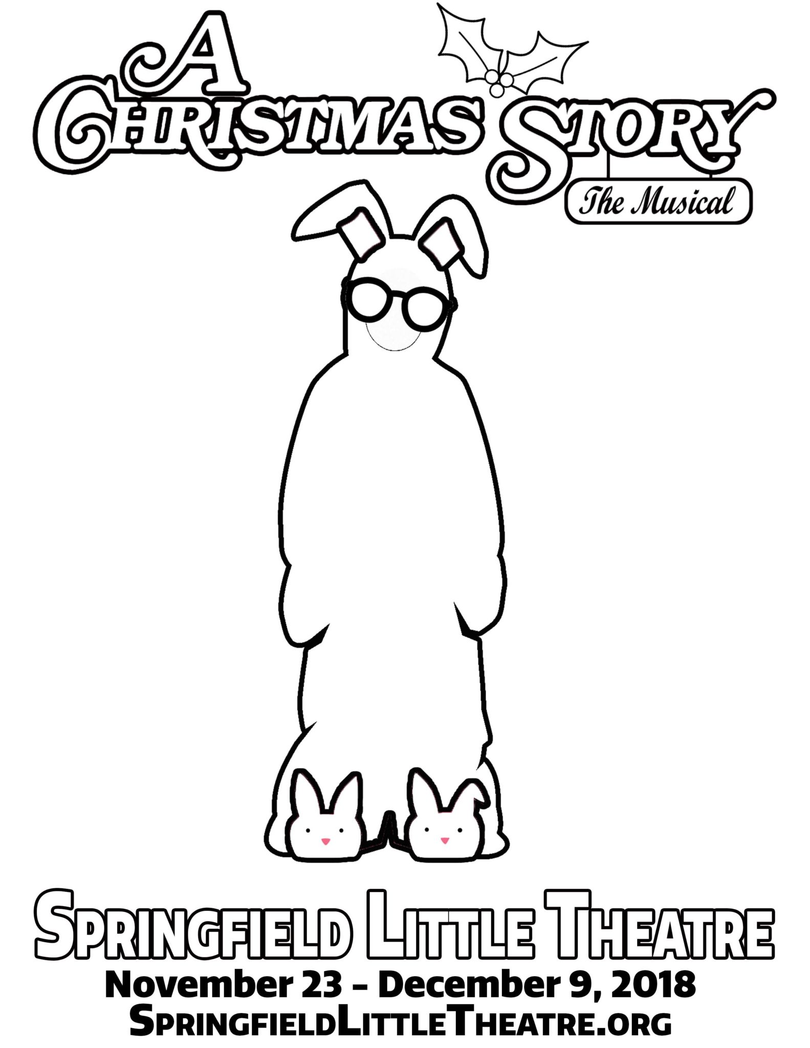 1583x2048 Christmas Story Color Sheet - Christmas Story Drawing