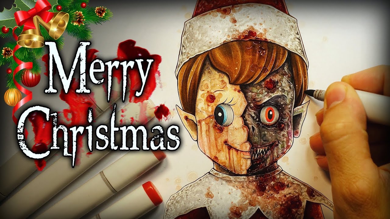 1280x720 Merry Christmas Horror Story - Christmas Story Drawing