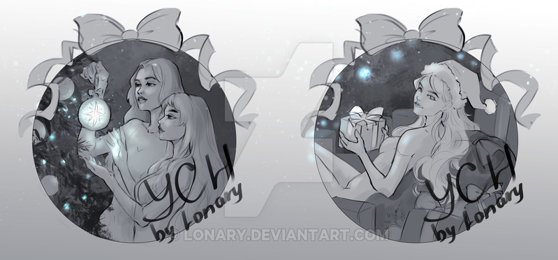 799x372 open ych auction christmas story - Christmas Story Drawing