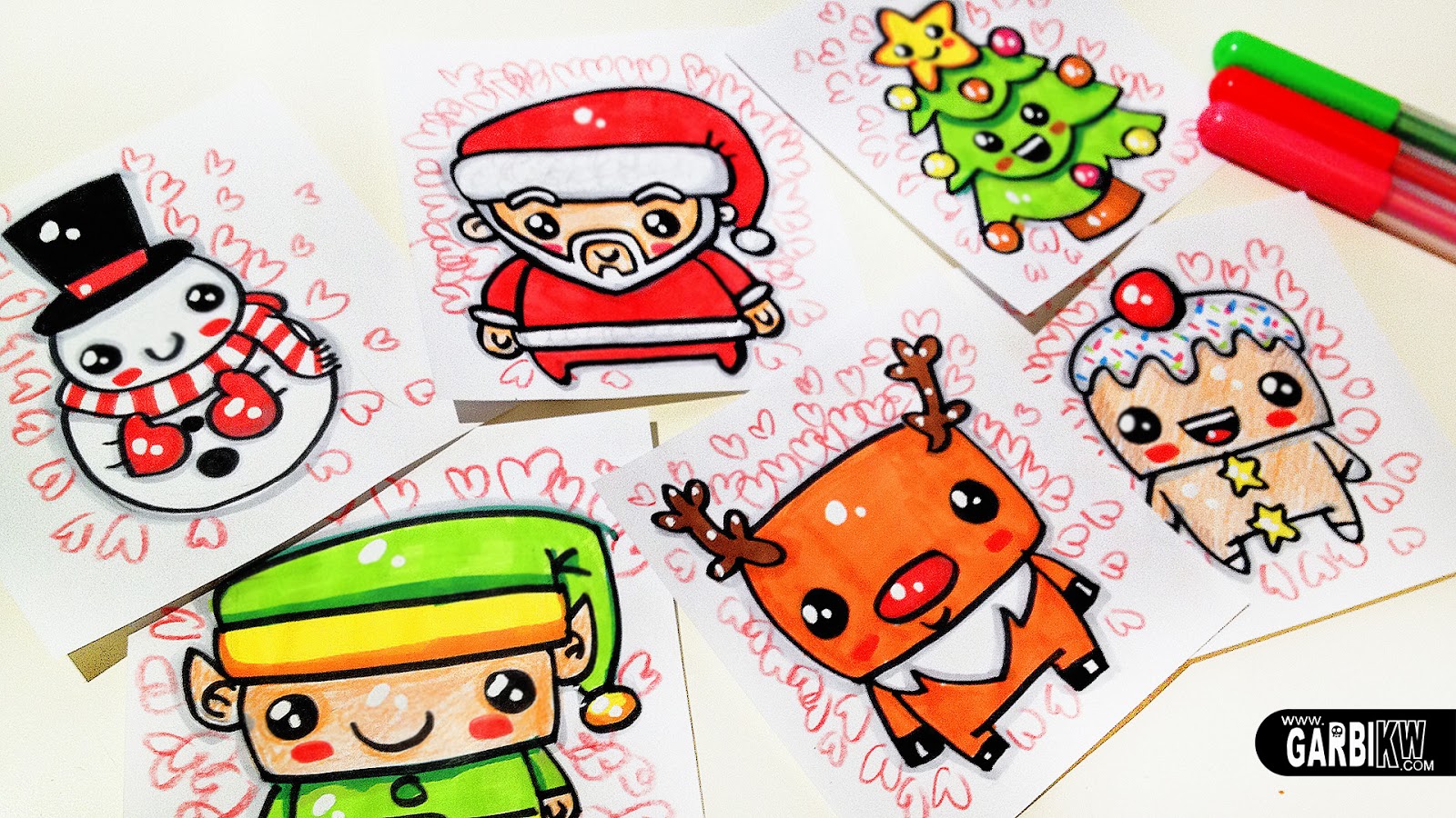 1600x900 easy drawings of christmas stuff a simple drawing for christmas - Christmas Stuff Drawing