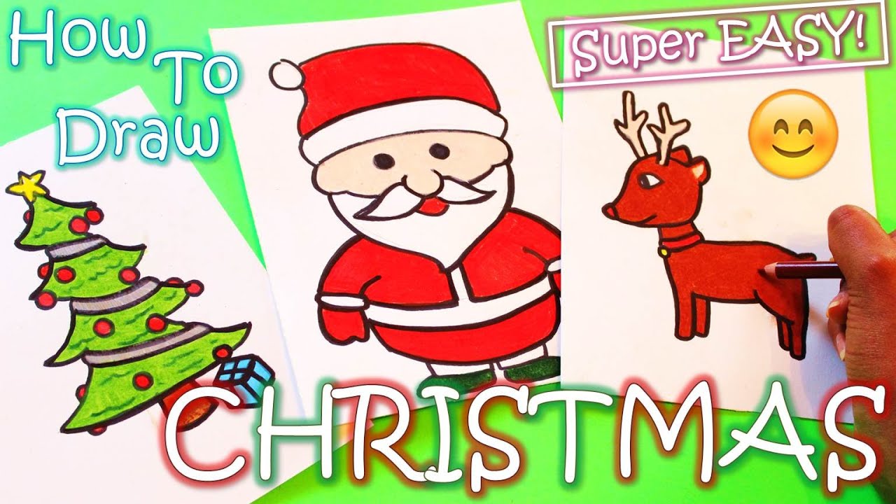 1280x720 how to draw christmas stuff - Christmas Stuff Drawing