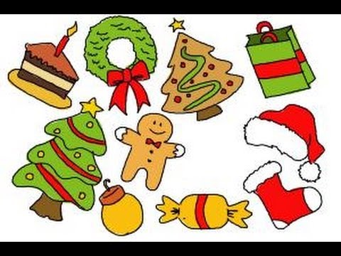 480x360 how to draw christmas stuff - Christmas Stuff Drawing
