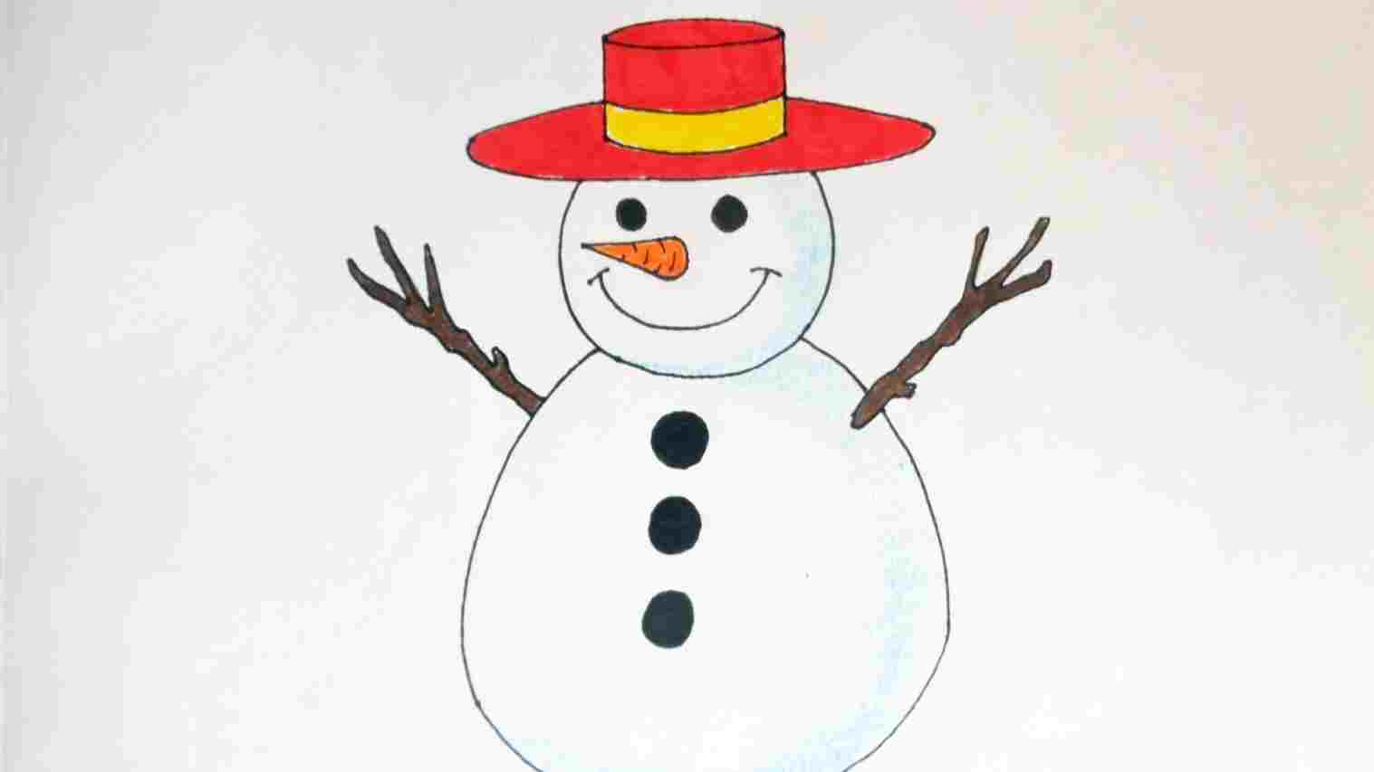 1517x853 cute snowman youtuberhyoutubecom christmas stuff pictures how easy - Christmas Stuff Drawing