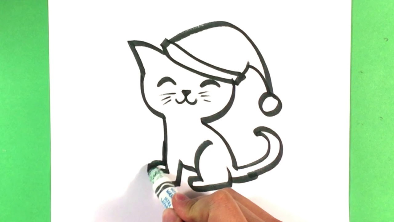 1280x720 how to draw christmas stuff how to train a cat what tricks can - Christmas Stuff Drawing