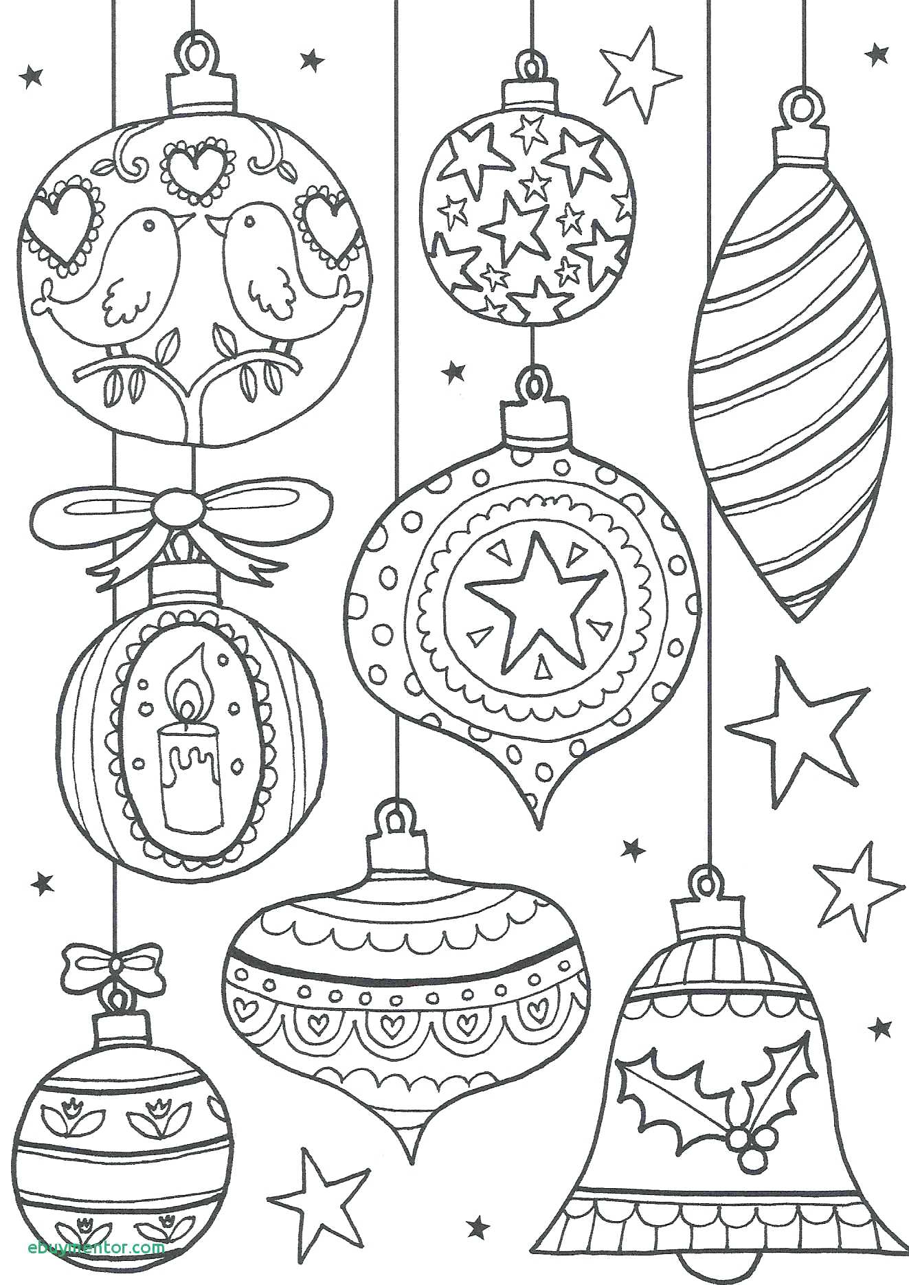 96 Coloring Pages Of Christmas Stuff For Free