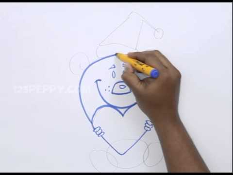 480x360 How To Draw A Christmas Teddy Bear - Christmas Teddy Bear Drawing
