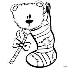 220x220 Teddy Bear Coloring Pages, Kids Crafts And Activities, Free - Christmas Teddy Bear Drawing