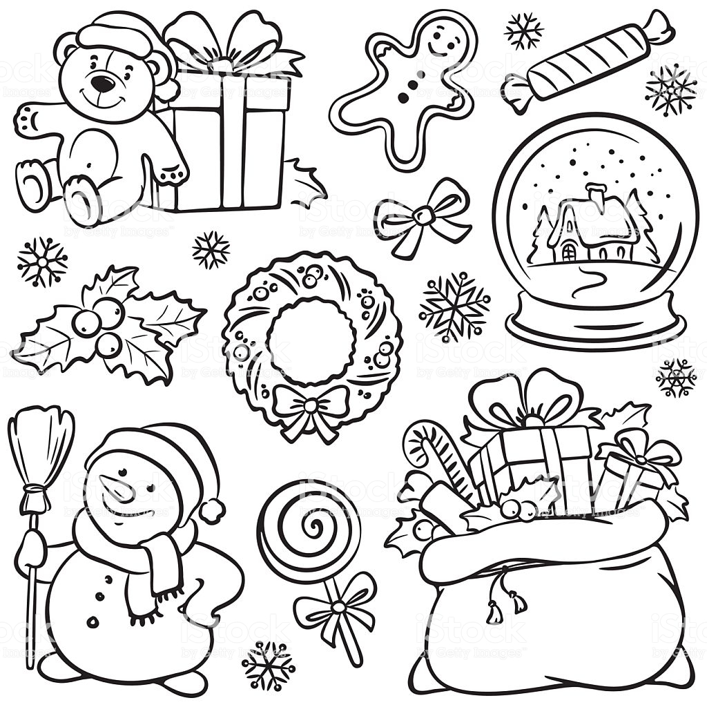 Christmas Themed Drawings at PaintingValley.com | Explore collection of ...