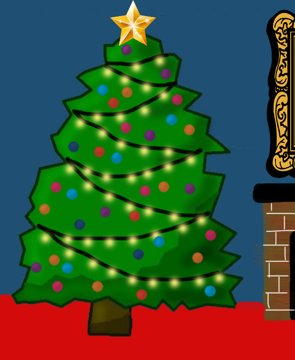 605x738 Decorate This Christmas Tree That I Made Bored Panda - Christmas Tree Decoration Drawing