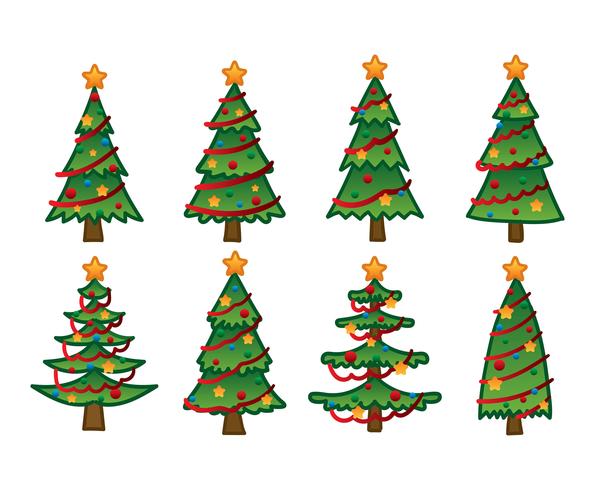 595x490 Cartoon Christmas Tree Hand Drawing - Christmas Tree Decoration Drawing