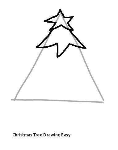 382x485 Easy Drawing Of A Christmas Tree Halloween Holidays Wizard - Christmas Tree Drawing Easy