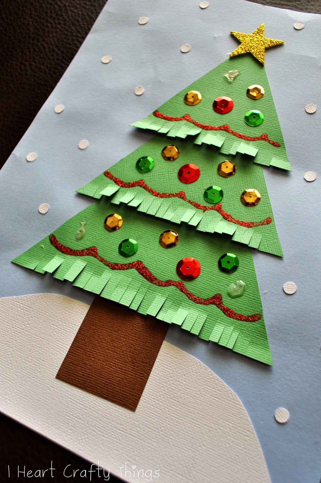 1064x1600 Kids Christmas Tree Craft - Christmas Tree Drawing For Kids