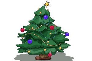 300x200 How To Draw A Christmas Tree Step - Christmas Tree Drawing Images