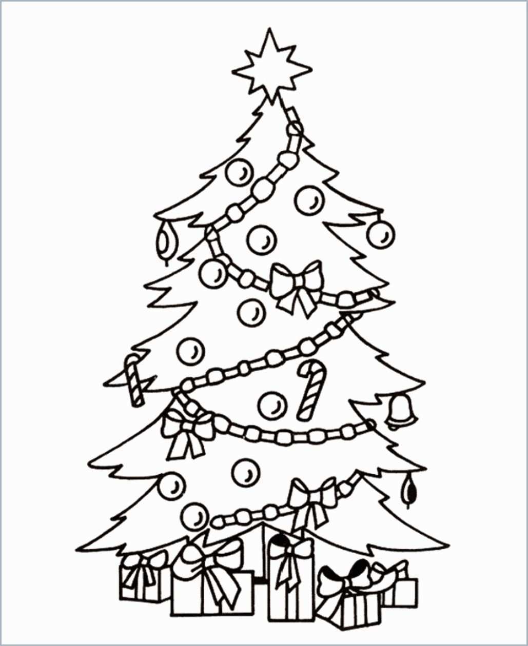 1029x1260 Christmas Tree Coloring Pages For Preschoolers Best Of Christmas - Christmas Tree Drawing Images