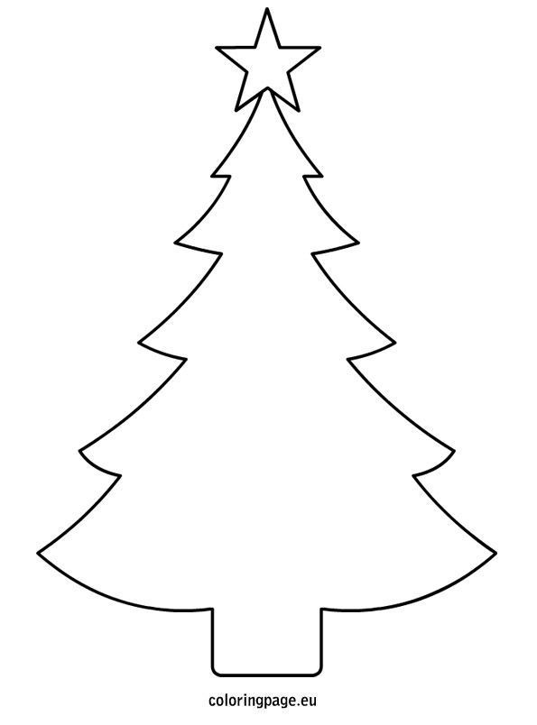 Christmas Tree Drawing Outline at PaintingValley.com | Explore ...