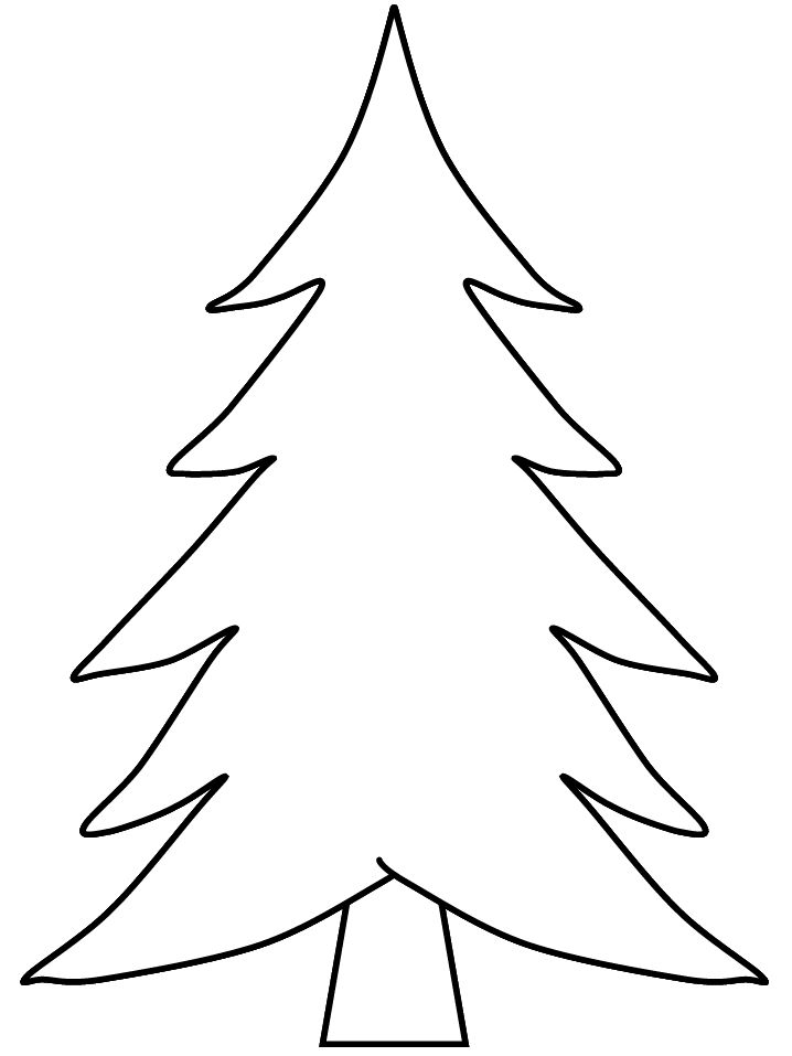 Christmas Tree Drawing Outline At Paintingvalley Com Explore