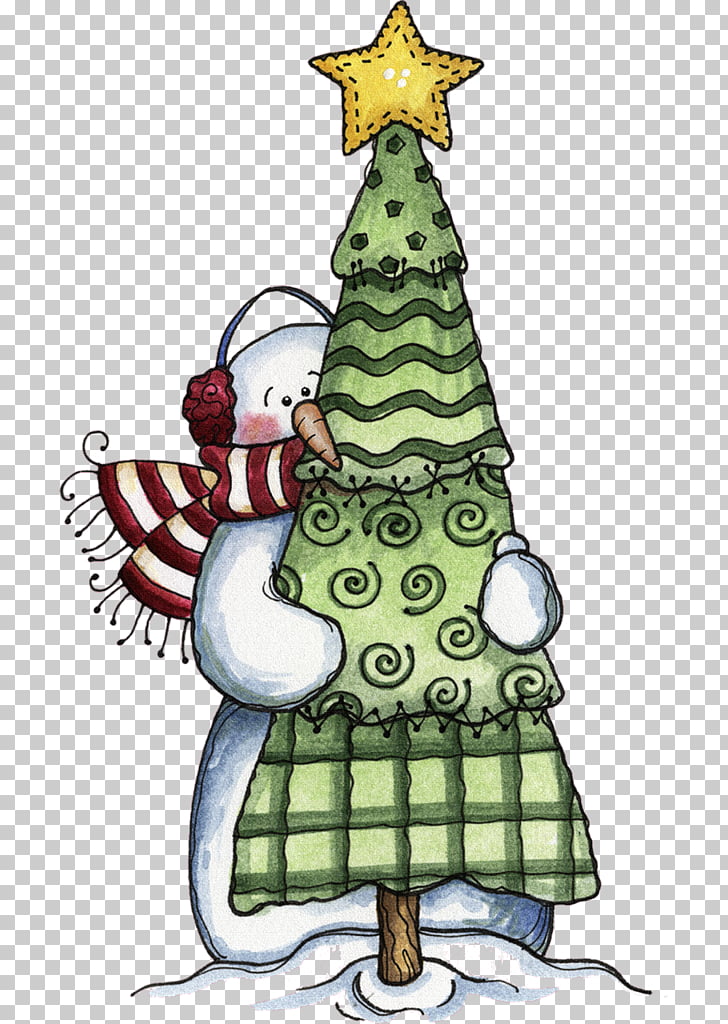 728x1024 Christmas Tree Drawing Snowman Coloring Book, Cartoon Snowman Png - Christmas Tree Drawing Pictures