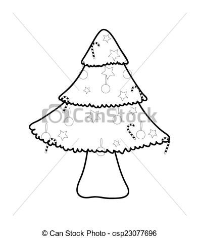 394x470 christmas tree drawing art abstract retro decorative christmas - Christmas Tree Drawing Pictures