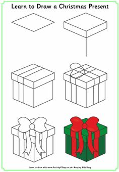 236x340 How To Draw A Christmas Tree Step - Christmas Tree Drawing Step By Step