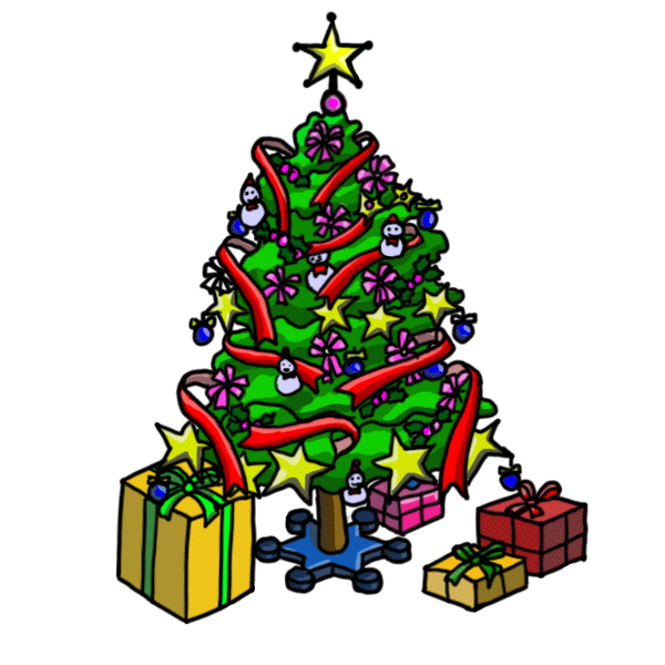 600x600 How To Draw Christmas Stuff For Kids - Christmas Tree Drawing Step By Step