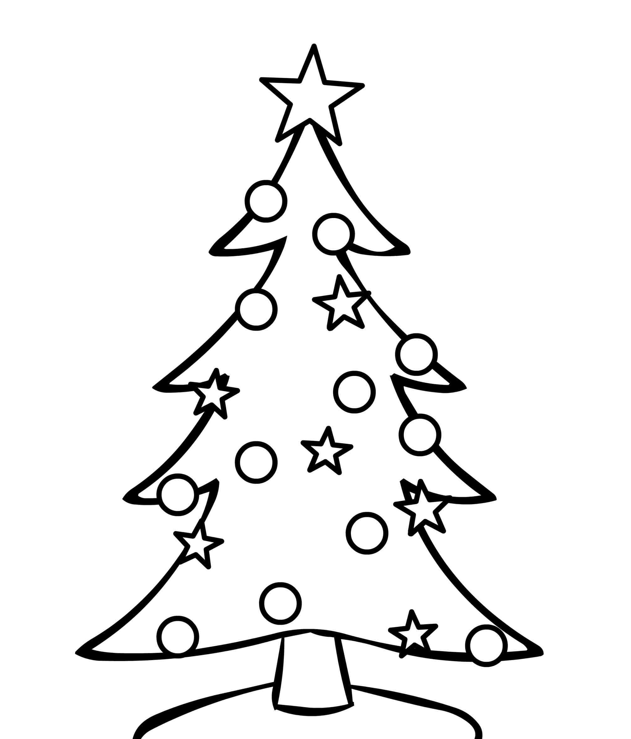 Christmas Tree Drawing Step By Step At Paintingvalley Com