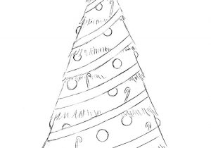 300x210 steps to draw a christmas tree how to draw cartoon christmas tree - Christmas Tree Drawing Steps