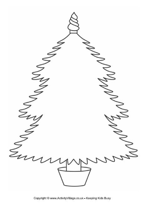 460x654 Christmas Tree Printables - Christmas Tree Drawing Template