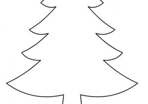 300x210 Drawing Xmas Tree Printable Christmas Tree Coloring Pages New - Christmas Tree Drawing Template