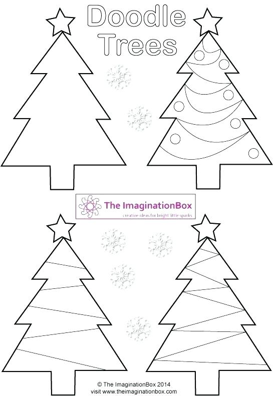 545x791 Glitter Tattoo Stencil Drawing For Painting Kids Cute Templates - Christmas Tree Drawing Template