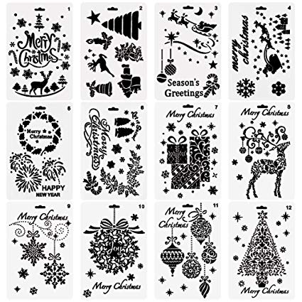 425x425 Urlighting Christmas Template Stencils - Christmas Tree Drawing Template