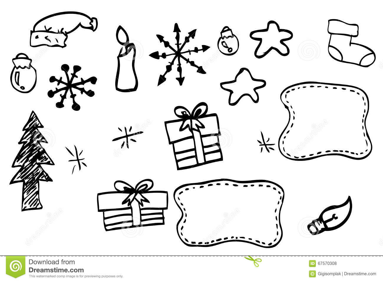 1300x957 How To Draw Christmas Things Christmas Tree Line Drawing Free - Christmas Tree Line Drawing