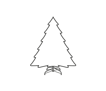 351x301 uk's largest artificial christmas trees store huge range great - Christmas Tree Line Drawing