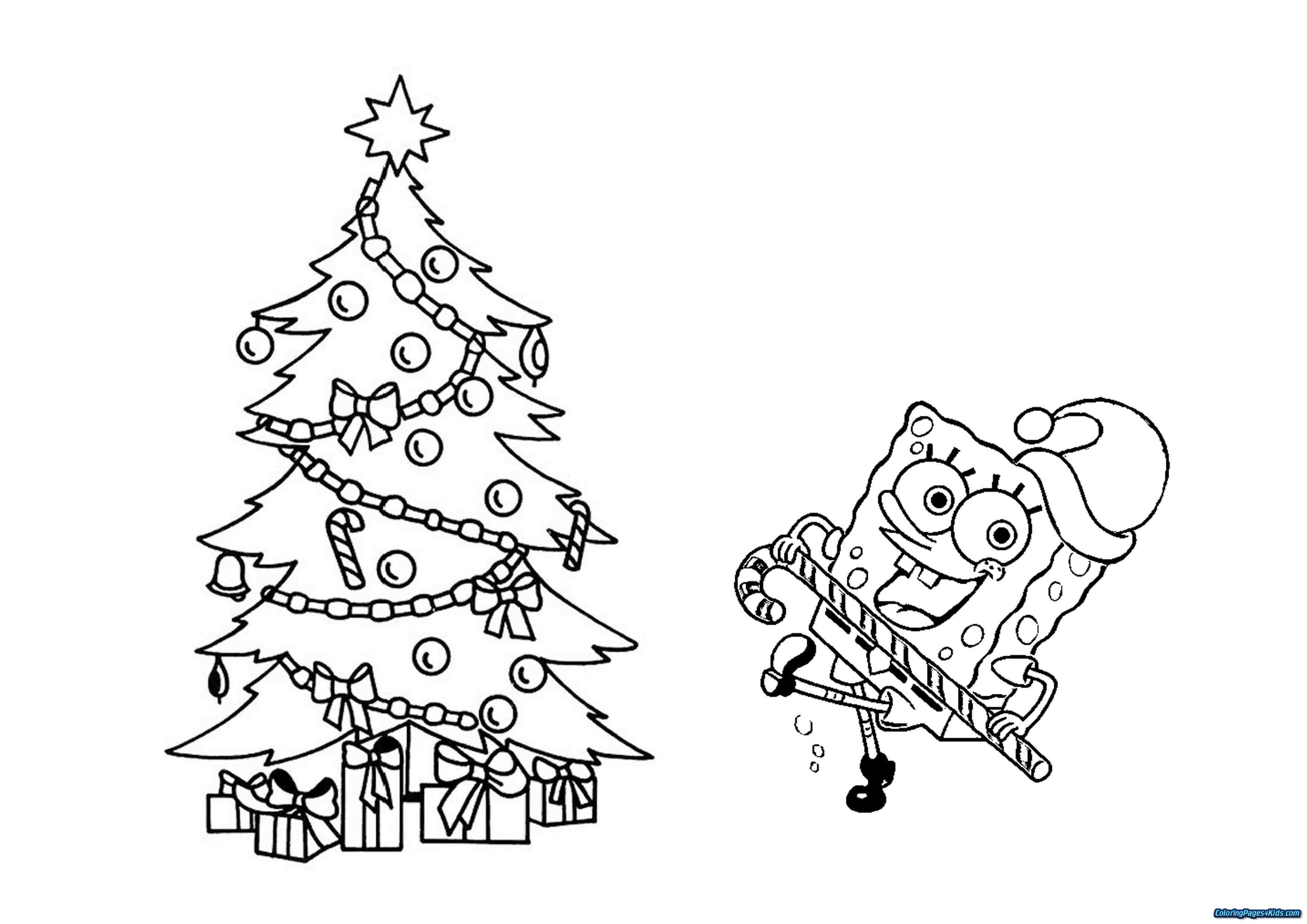 Christmas Tree With Presents Drawing at PaintingValley.com | Explore ...