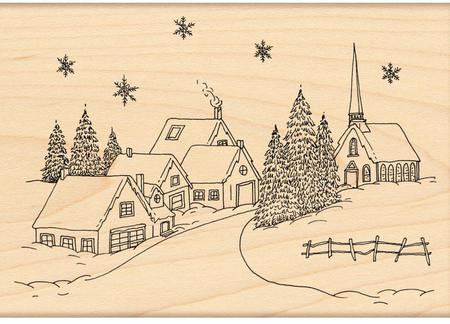 450x324 penny black village christmas - Christmas Village Drawing