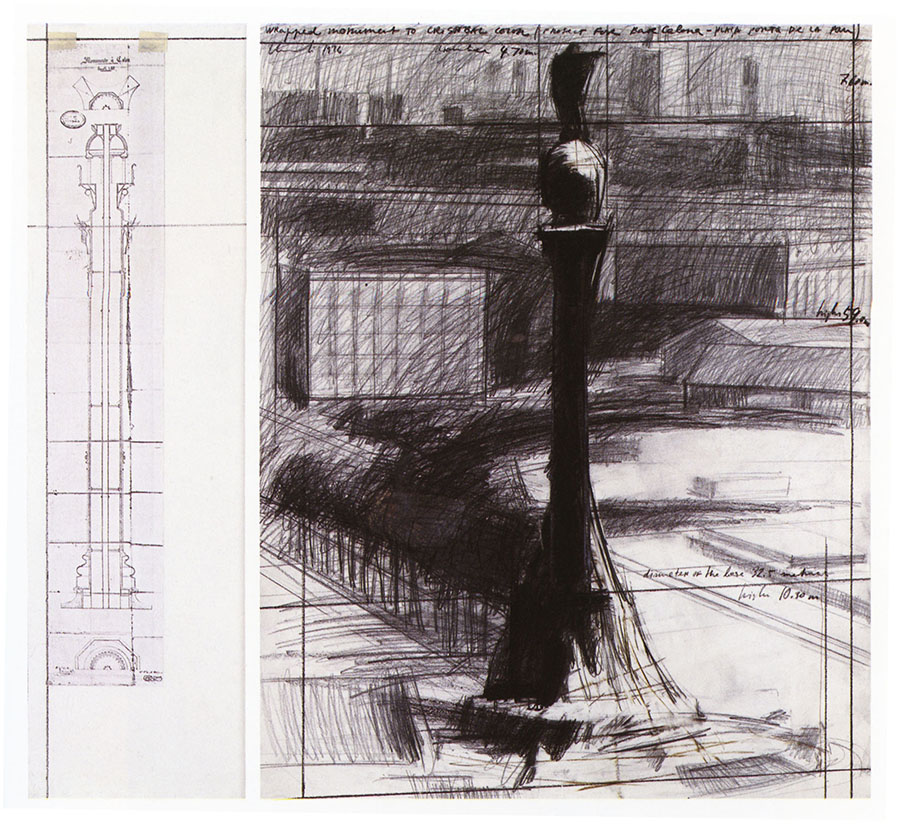 900x824 christo jeanne claude - Christo Drawings