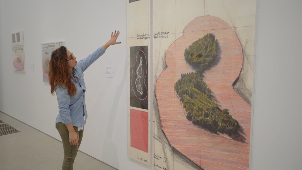 1280x720 christo and jeanne claude's preparatory drawings collages - Christo Drawings