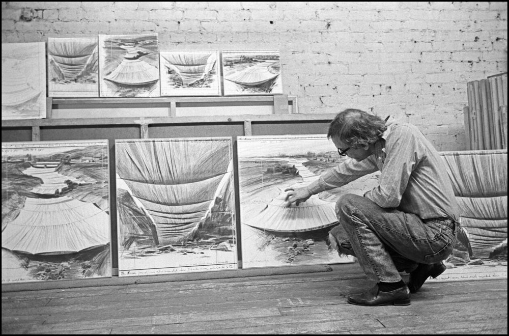 1000x660 jeanne claude and christo simon chaput - Christo Drawings