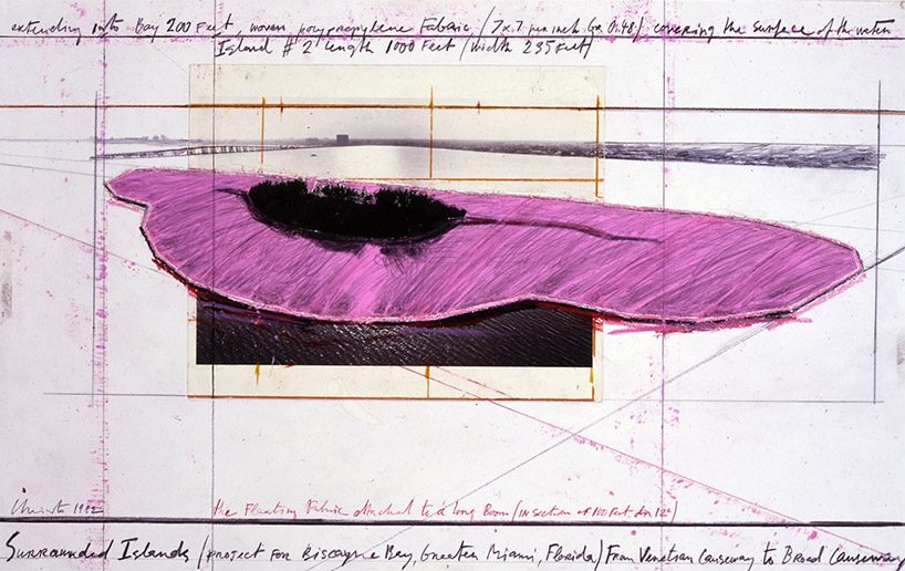 818x516 the story behind surrounded islands in miami - Christo Drawings