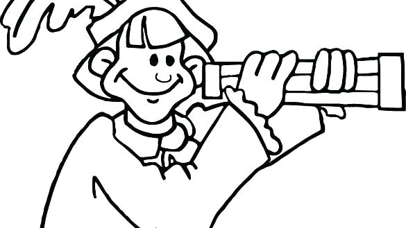 585x329 Christopher Columbus Coloring Pages Coloring Pages Printable - Christopher Columbus Drawing