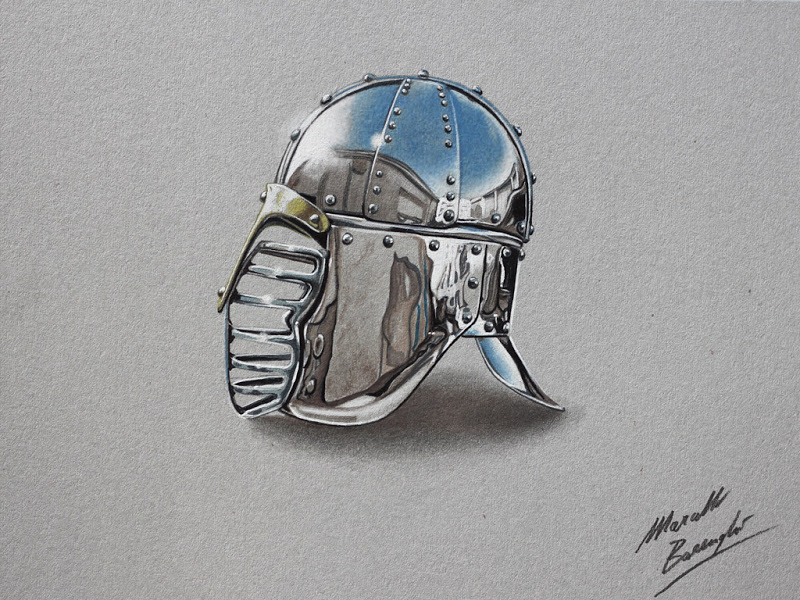 800x600 drawing a chrome helm - Chrome Drawing