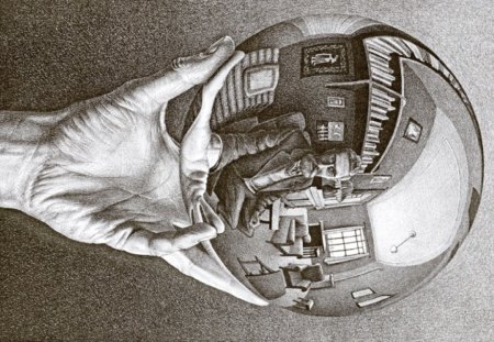 450x311 drawing of a chrome ball - Chrome Drawing