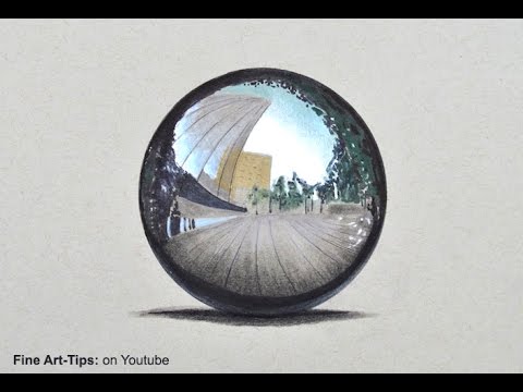 480x360 how to draw a chrome sphere with colors - Chrome Drawing