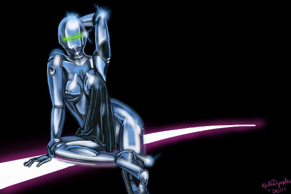 600x400 mizz chrome a fantasy speedpaint drawing - Chrome Drawing