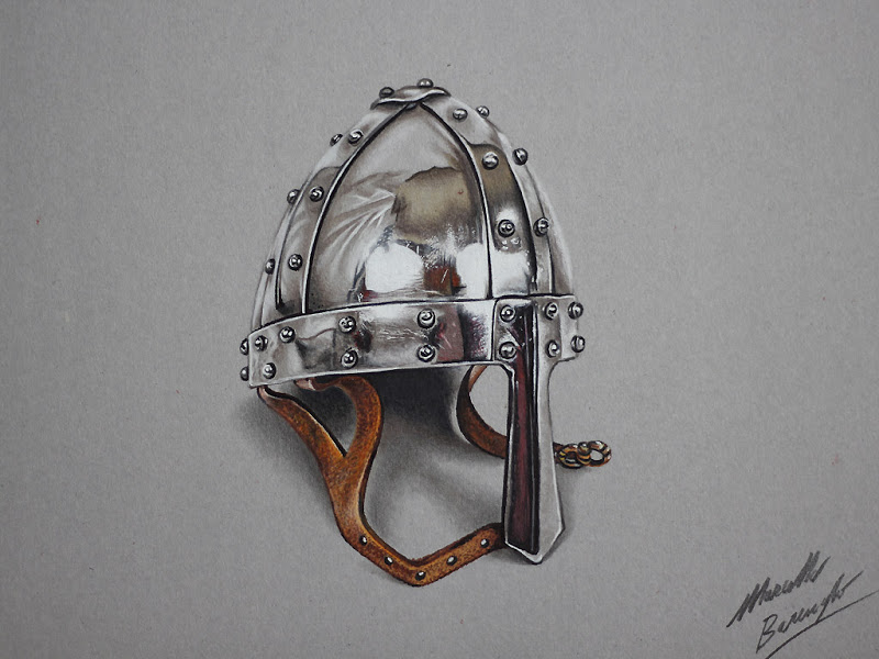 800x600 chrome helmet drawing - Chrome Drawing