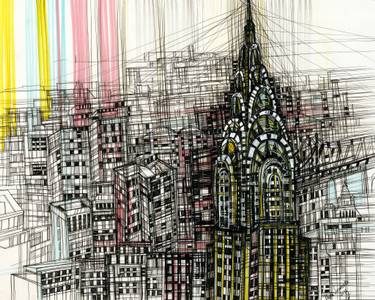 375x300 Chrysler Building Drawing - Chrysler Building Drawing