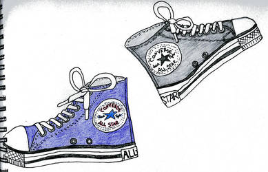 389x250 Chuck Taylor Study - Chuck Taylor Drawing