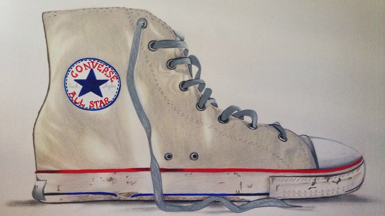 1280x720 Converse Chuck Taylor Drawing - Chuck Taylor Drawing