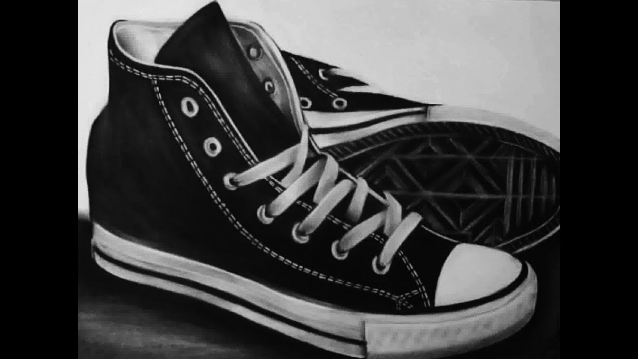 1280x720 Converse Allstars - Chuck Taylor Drawing